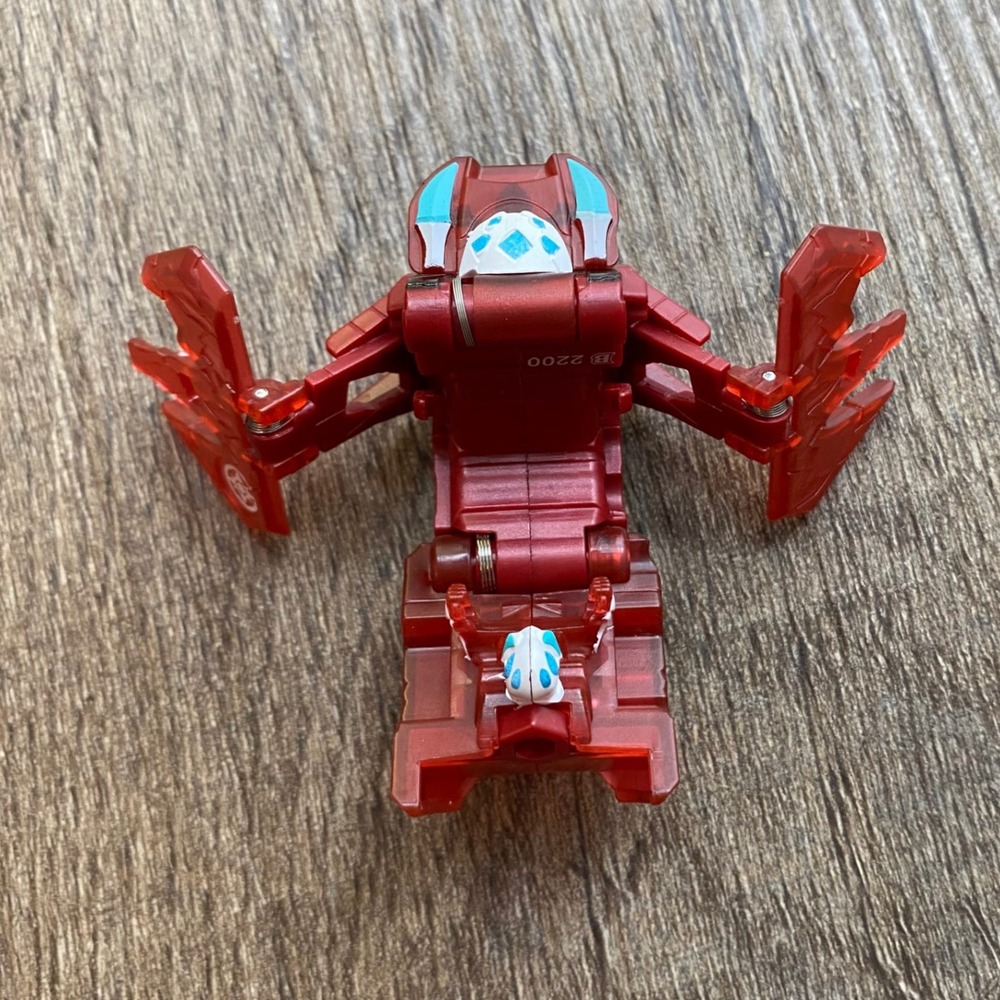 Bakugan Geogan Pyrus Arcleon Translucent Red 2200 B-Power Spin Master‎ 10715AET